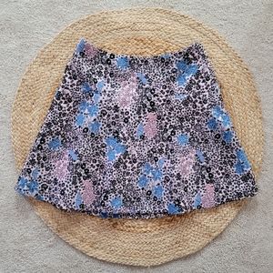 Floral Embroidered Butterfly Skirt